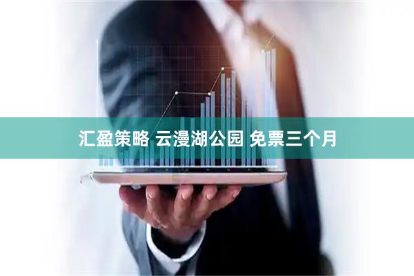 汇盈策略 云漫湖公园 免票三个月